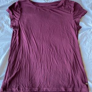 Hollister maroon shirt